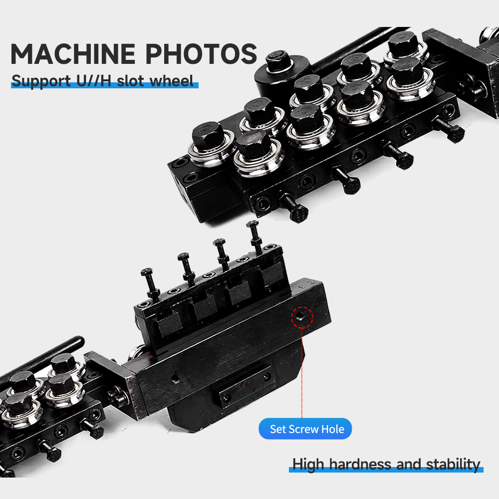 QIPANG ⌀30-18 Wheels1.5-3mm Stainless Steel Wire Straightener hand tool  with Integrated Opening and Closing Handle