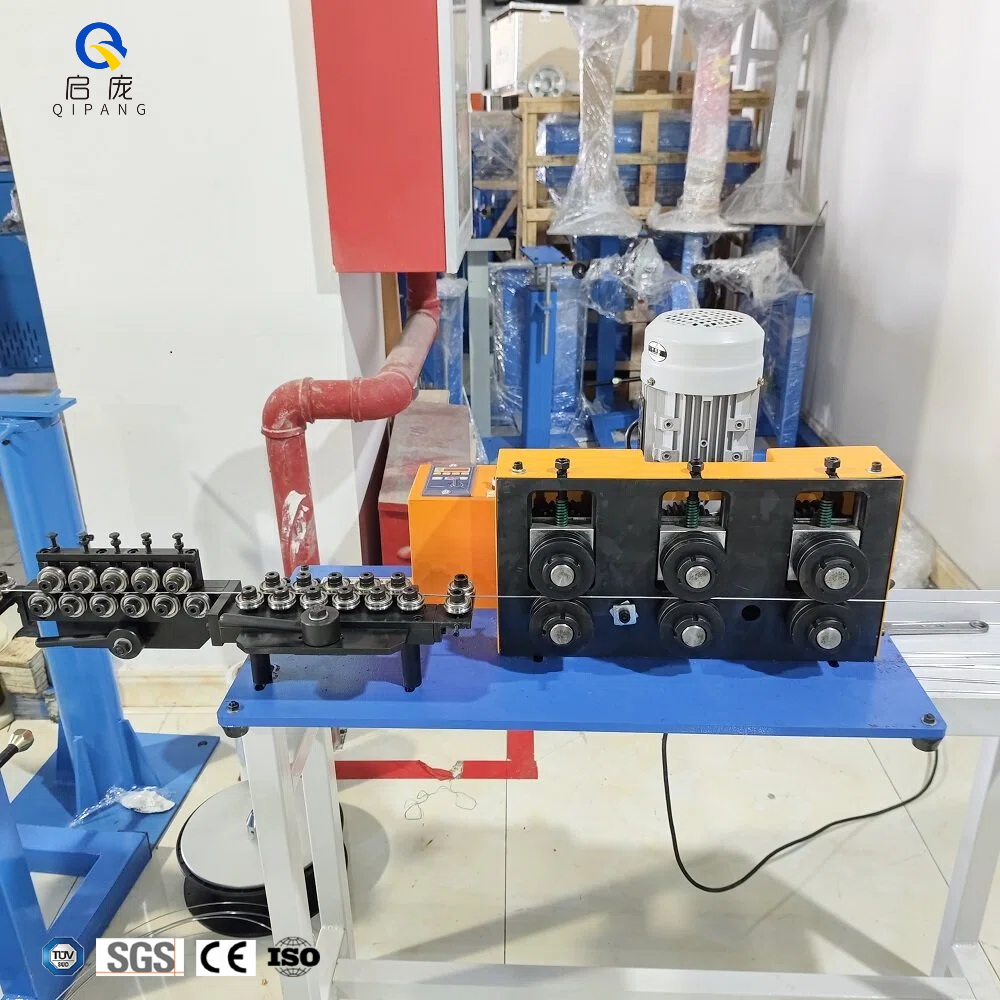 QIPANG 1-4mm Galvanized Wire Low Carbon Steel Wire Electrical Wire Straightening Machine with Motor