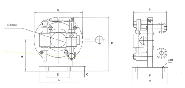 QIPANG 1-100 mm high quality cheap price aluminium wire guide rollers made-in-China