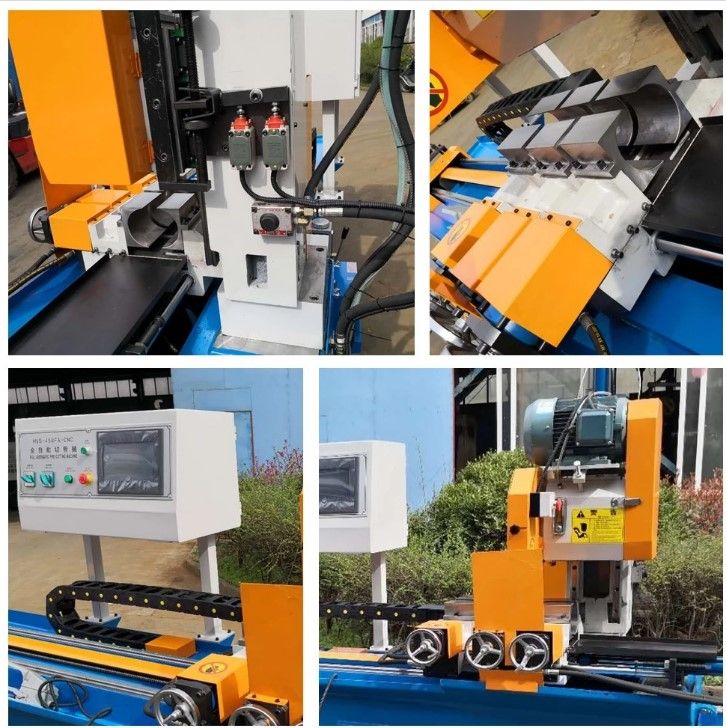 Chat Now!   624768050851/6 Automatic pipe cutting machine round rod square bar cutting machine MC-425NC