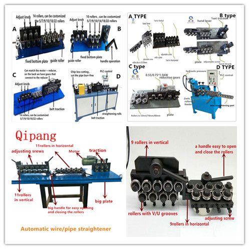 QIPANG Aluminum/steel/copper pipe and wire straightening roller sourcing manufacture factory