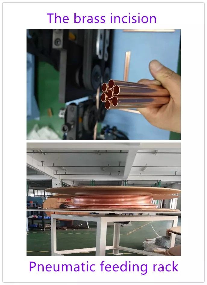 QIPANG Copper tube straightening and cutting machine for pipe clean cut with PLC control