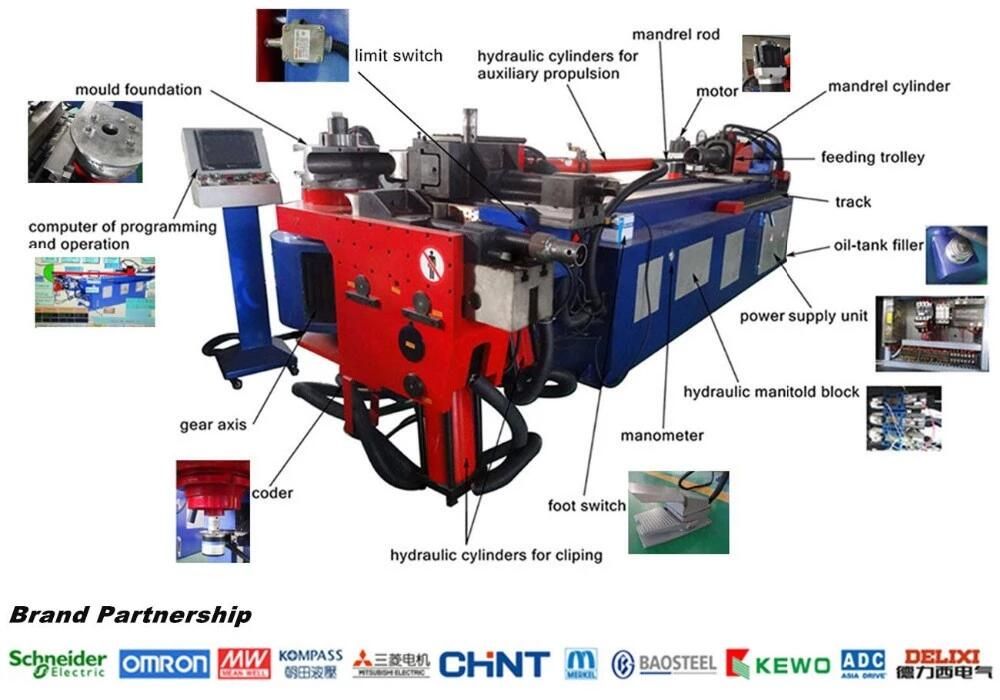 QIPANG SB-38NC copper and aluminium tube bending machine