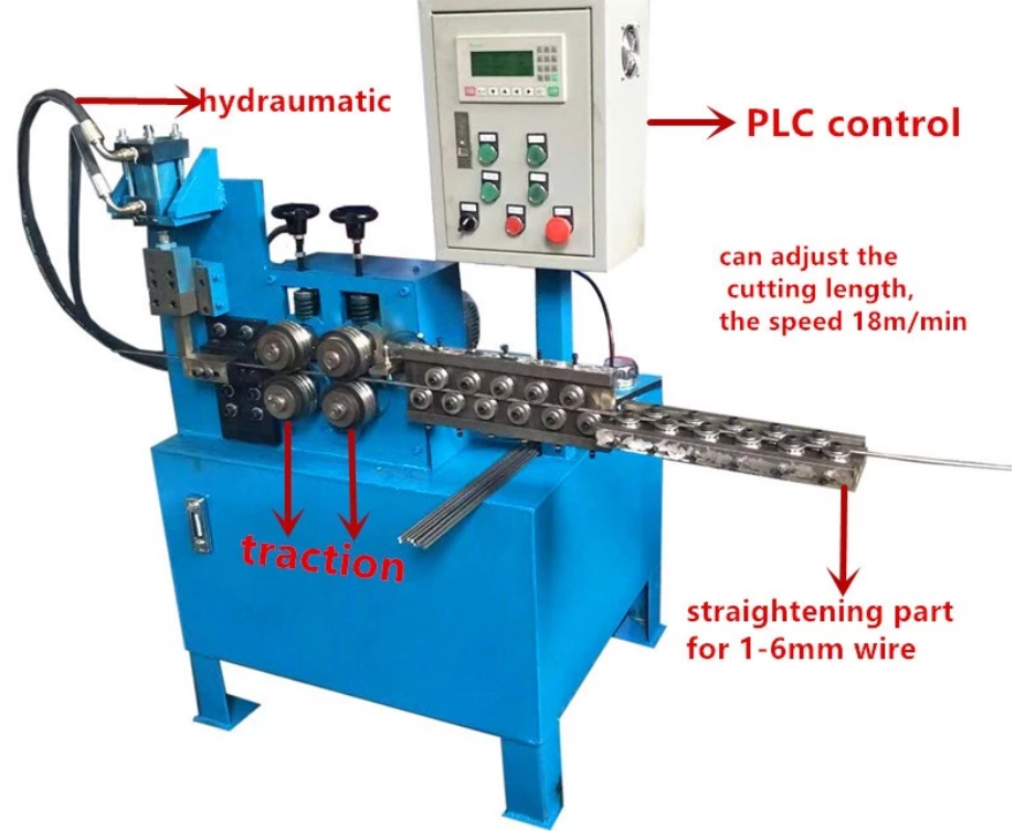 QIPANG 1-4mm 3-6mm high speed wire straightening and cutting machine QPQ1-6