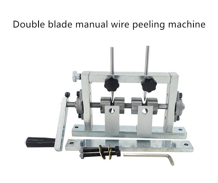 QIPANG stripping wire machine cable stripping machine for sale double blade machine hand stipper machine